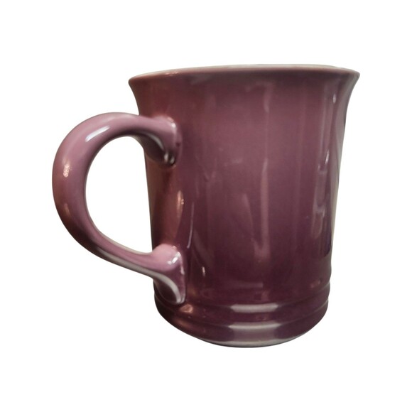 LE CREUSET  14-oz Stoneware Coffee Mug Replacement Ombre Plum Purple - Picture 2 of 6
